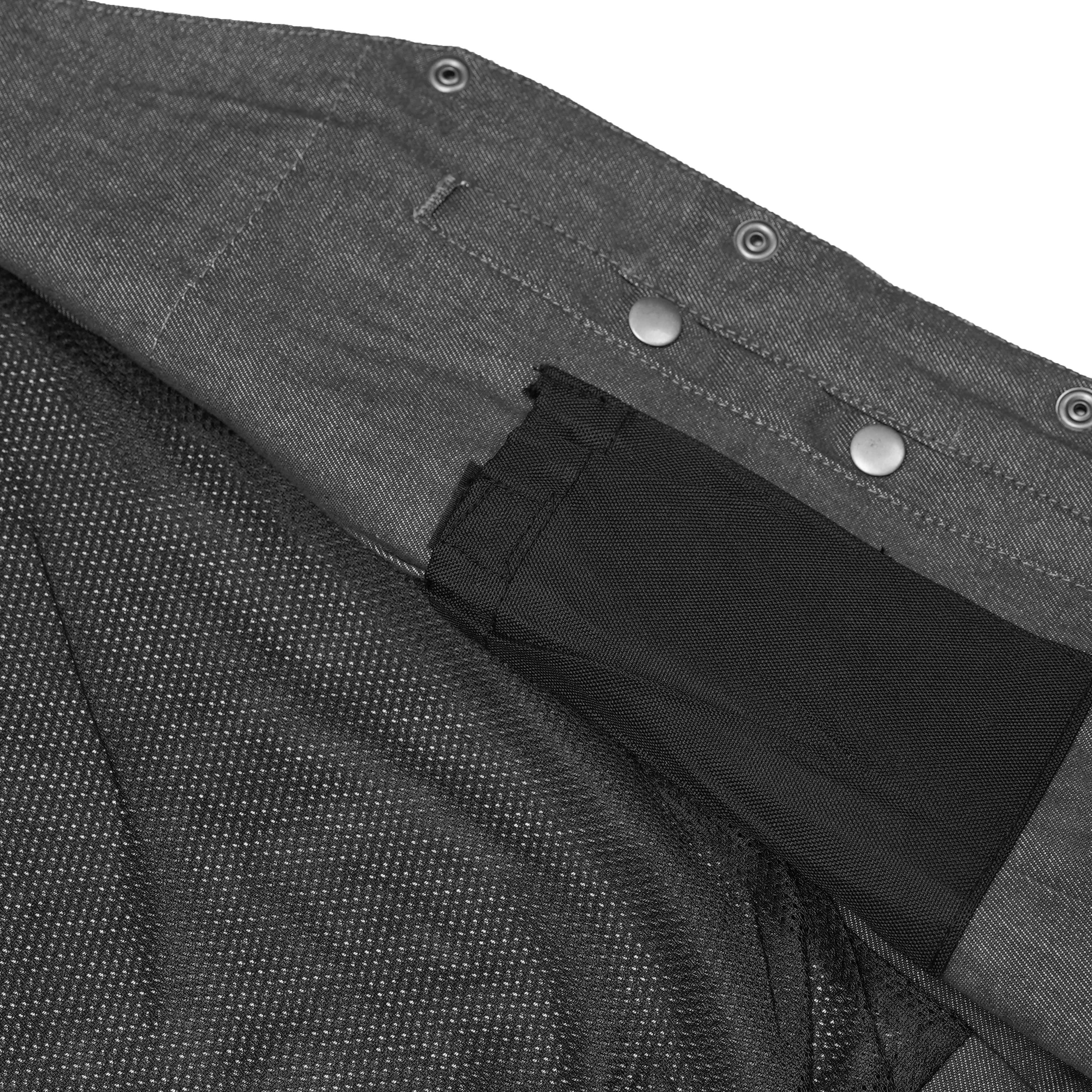 Storm Gray womens denim vest