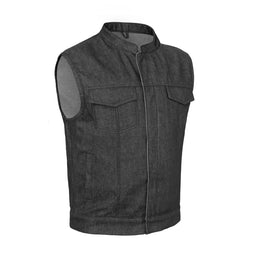 Horizon black Motorcycle Denim Vest