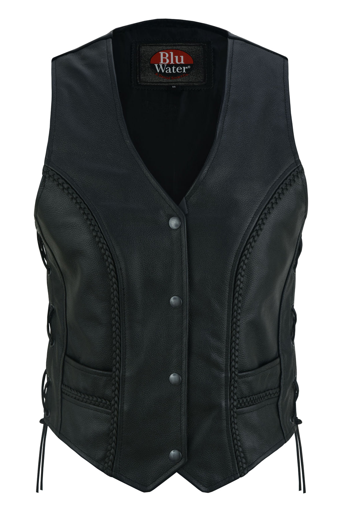 Luxuri Women's leather motorcycle vest Women's Leather Vests Renegade Classics