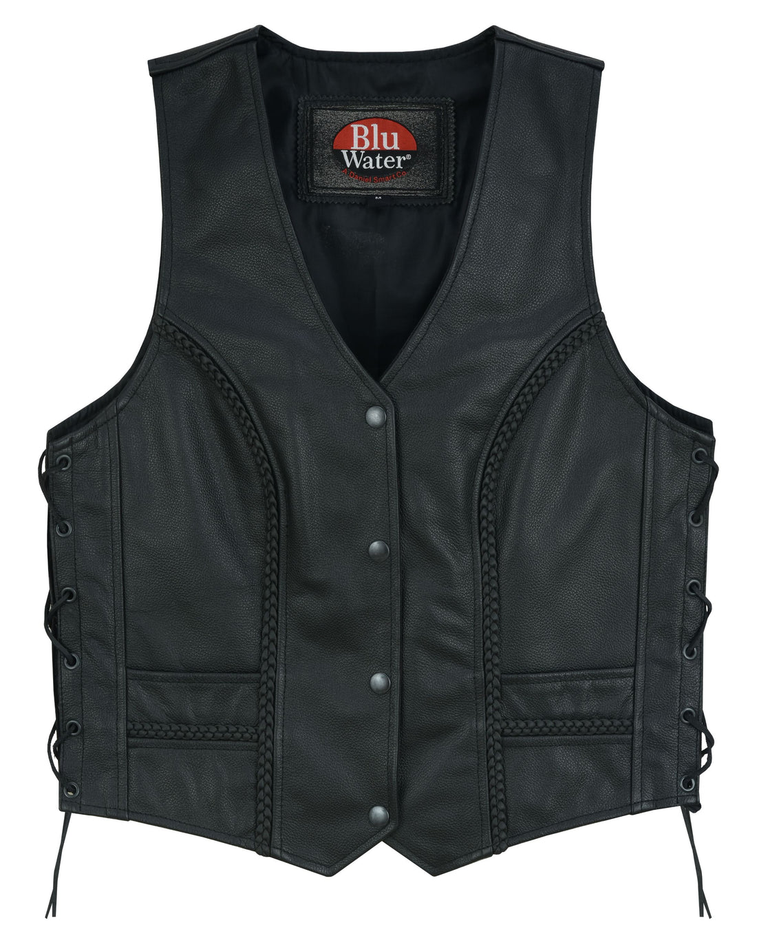 Luxuri Women's leather motorcycle vest Women's Leather Vests Renegade Classics