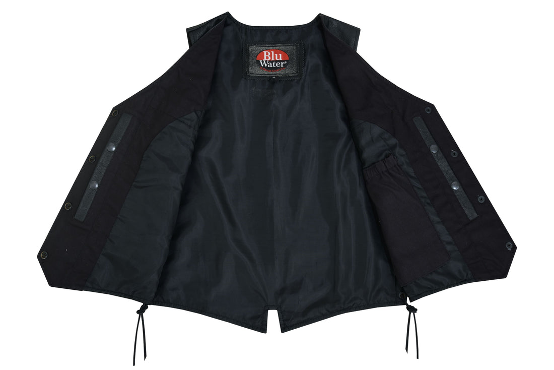 Luxuri Women's leather motorcycle vest Women's Leather Vests Renegade Classics