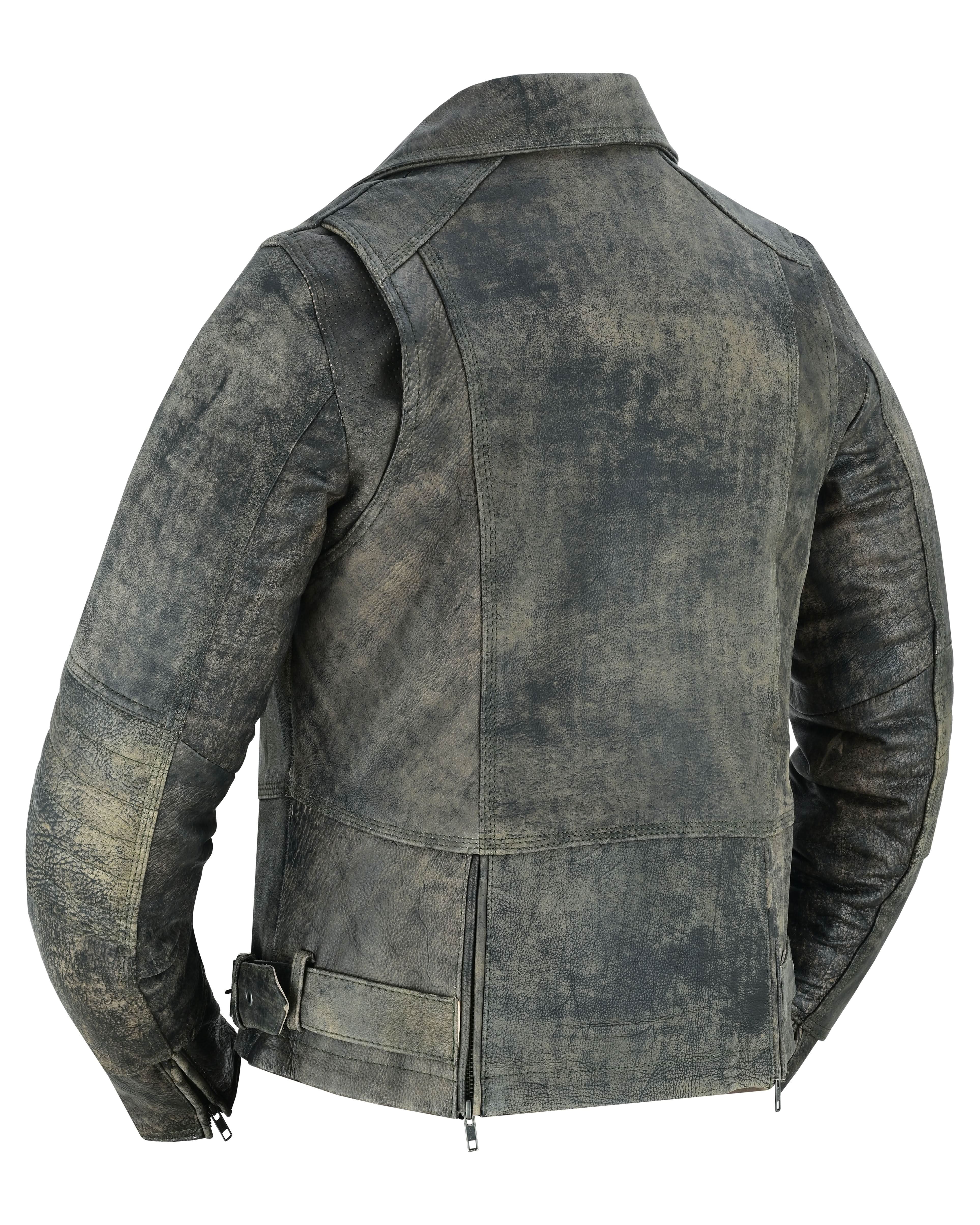 Shen Antique Brown Women's Leather Motorcycle Vest Women's Leather Jackets Renegade Classics