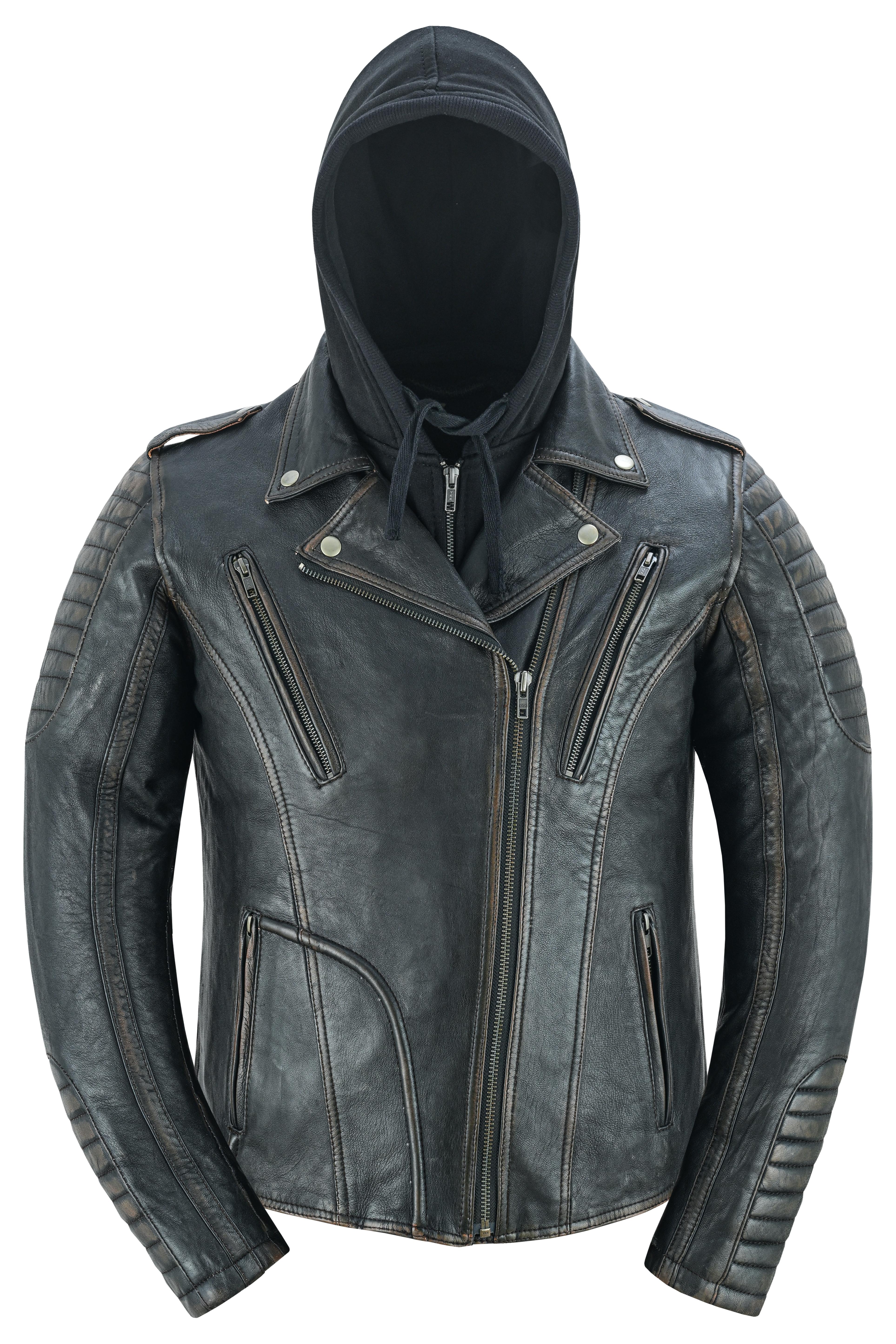 Evergreen Women's Leather Motorcycle Jacket – Olive Women's Leather Jackets Renegade Classics
