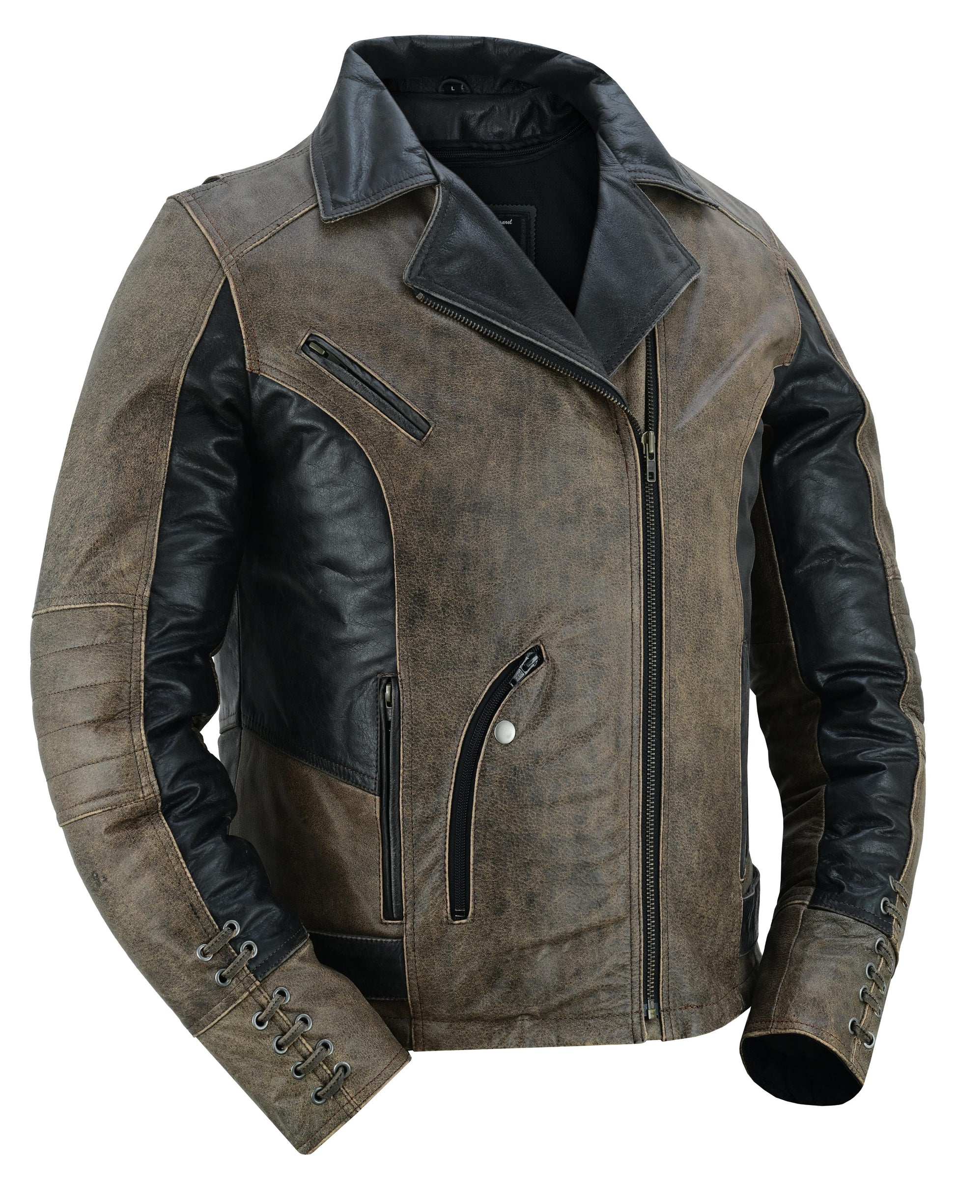 Fusion Flow Women's Leather Motorcycle Jacket Women's Leather Jackets Renegade Classics