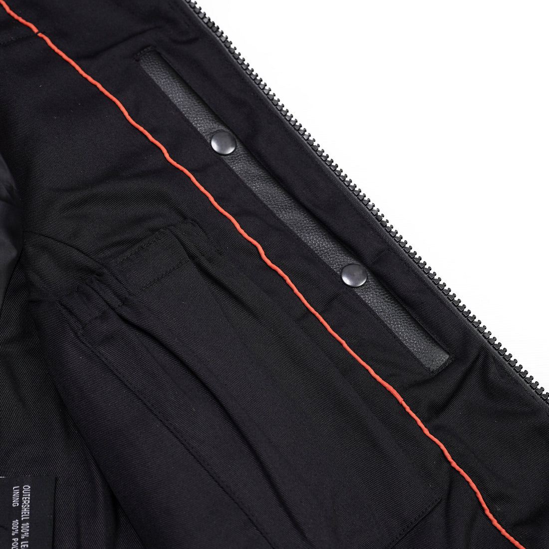Silent Strike Black Leather SWAT Style Motorcycle Vest