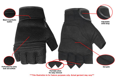 WindRush Men's   Fingerless Gloves