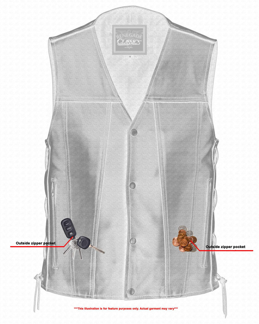 RC105 Men's Single Panel Concealed Carry Vest