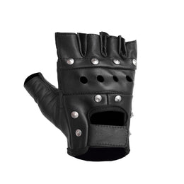 Road Rebel Fingerless Motorcycle Gloves