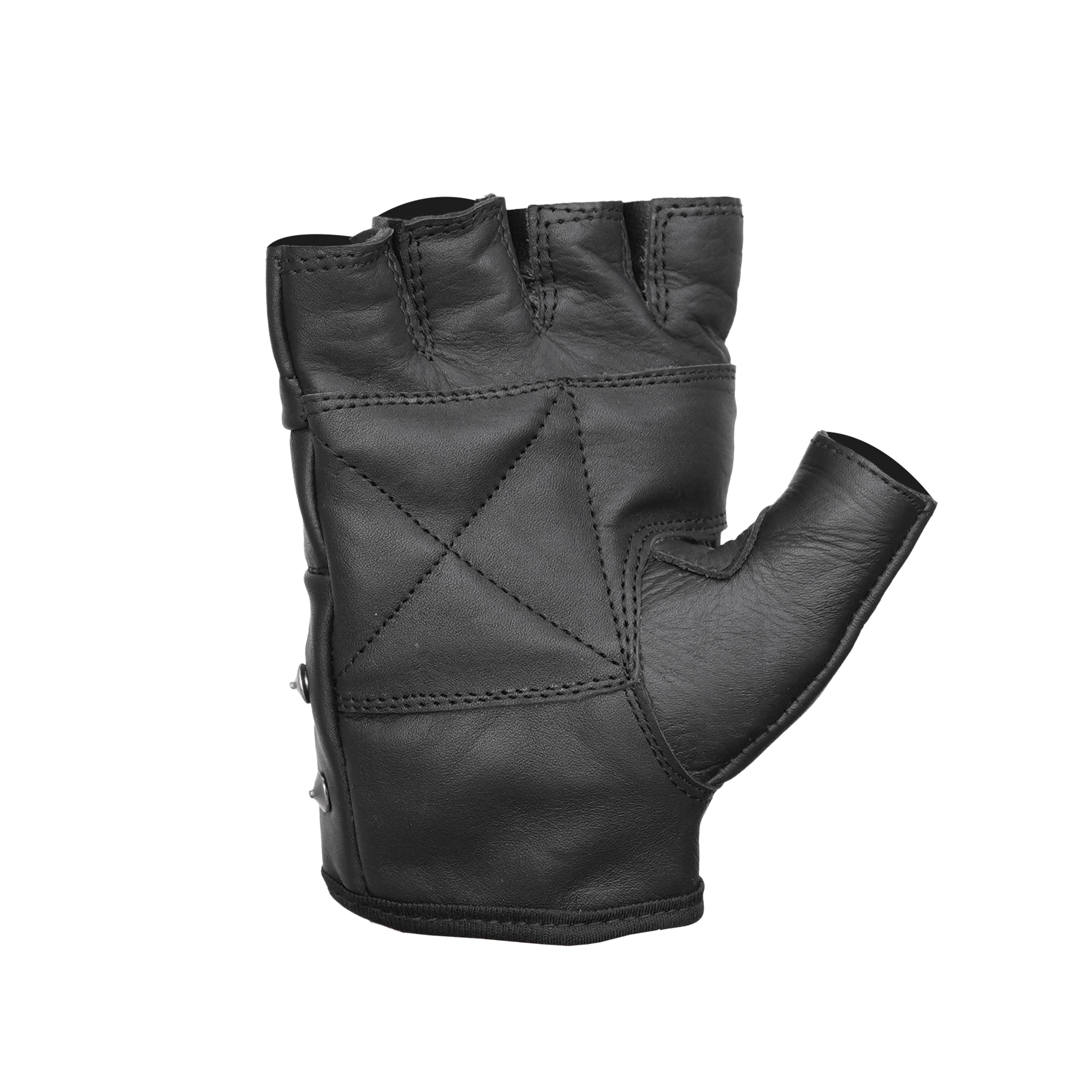 Road Rebel Fingerless Motorcycle Gloves