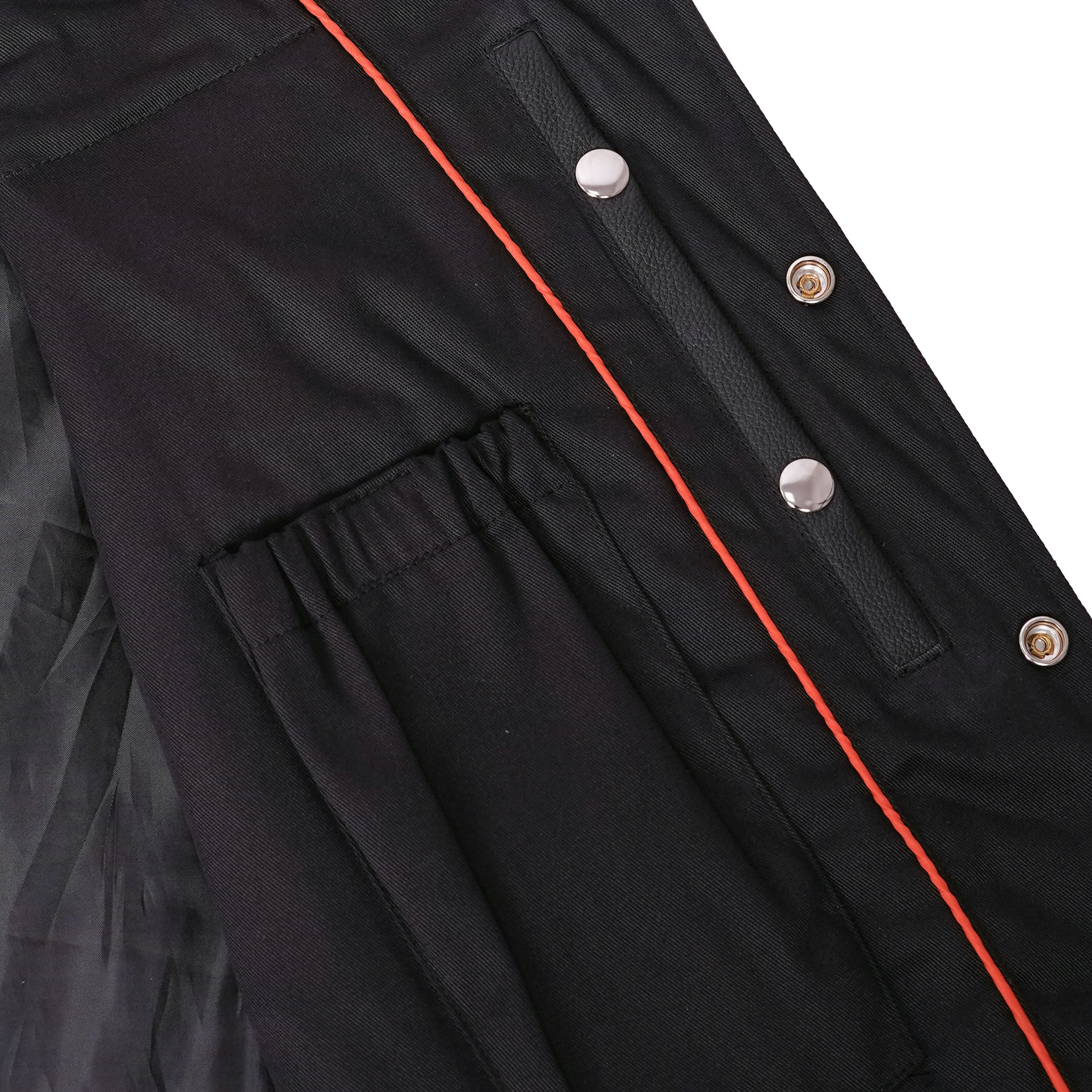 Wild Nickel  Men's  Leather Motorcycle Vest - Black