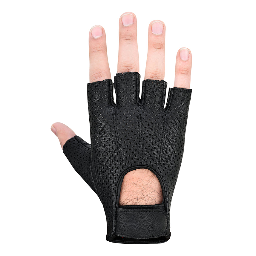 SwiftAir Men's leather Fingerless gloves Men's Fingerless Gloves Renegade Classics