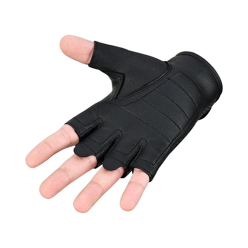 SwiftAir Men's leather Fingerless gloves Men's Fingerless Gloves Renegade Classics