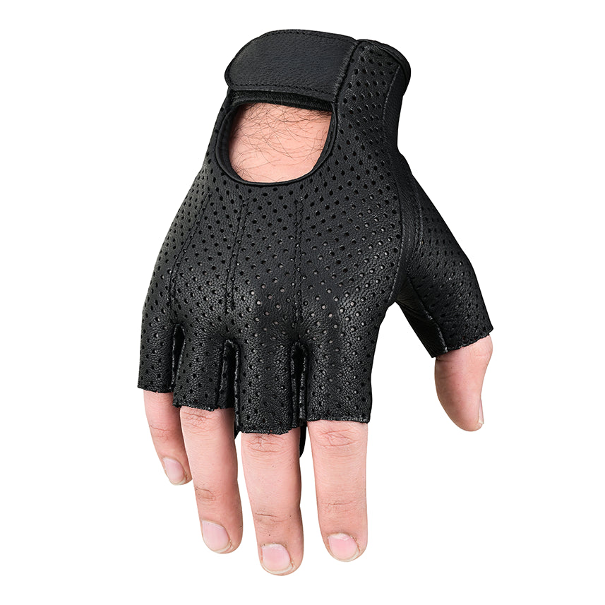 SwiftAir Men's leather Fingerless gloves Men's Fingerless Gloves Renegade Classics