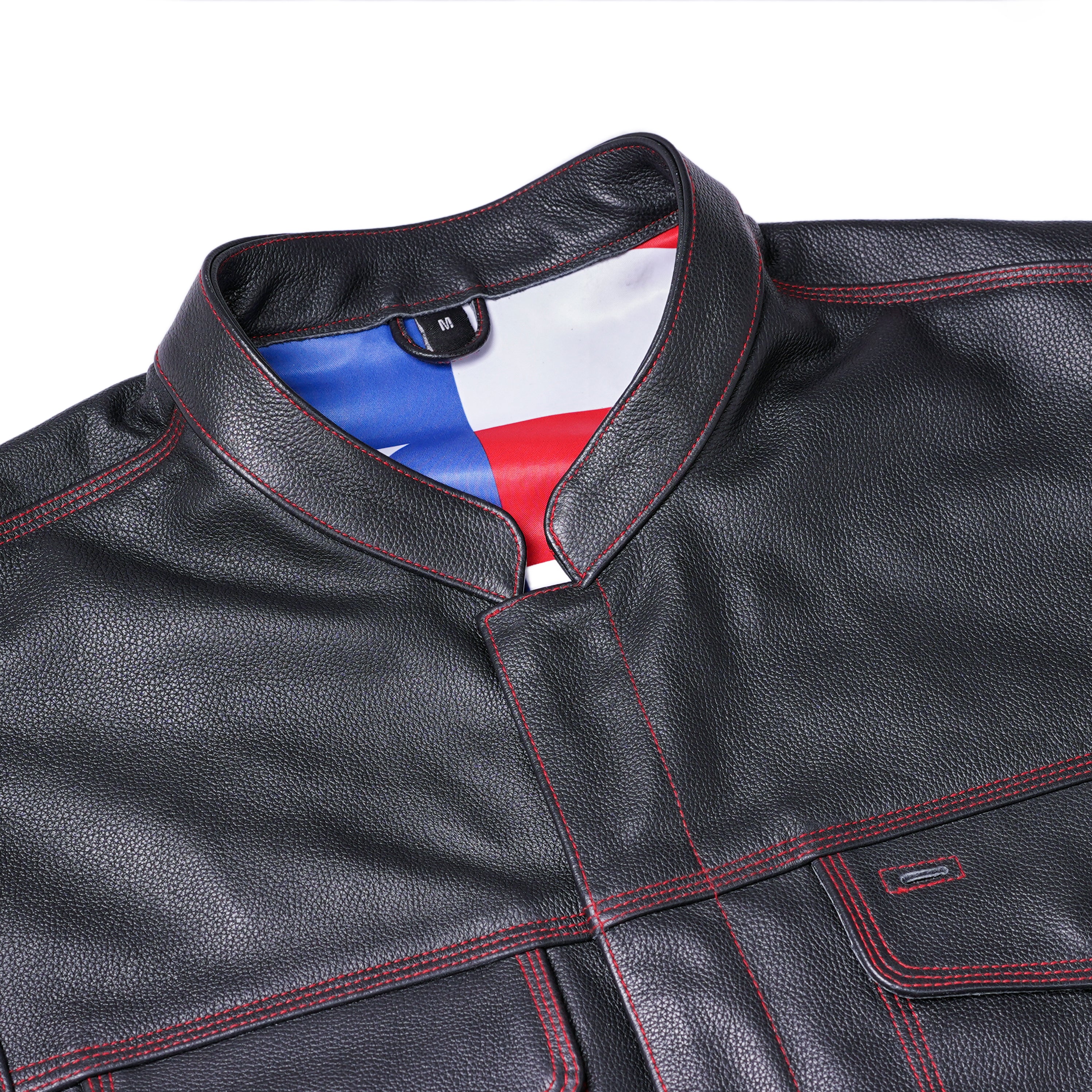 Pride Men's Leather Motorcycle Vest