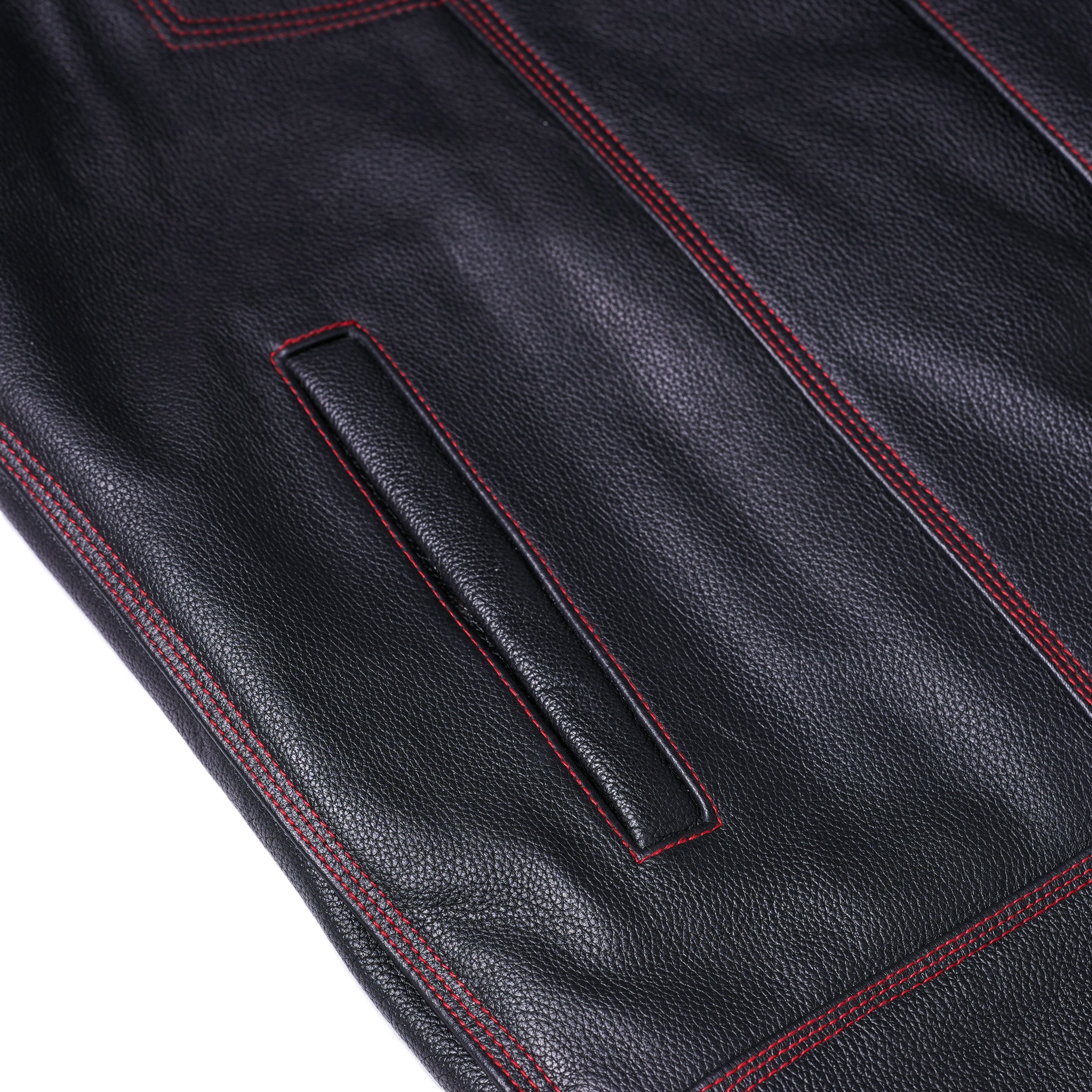 Pride Men's Leather Motorcycle Vest