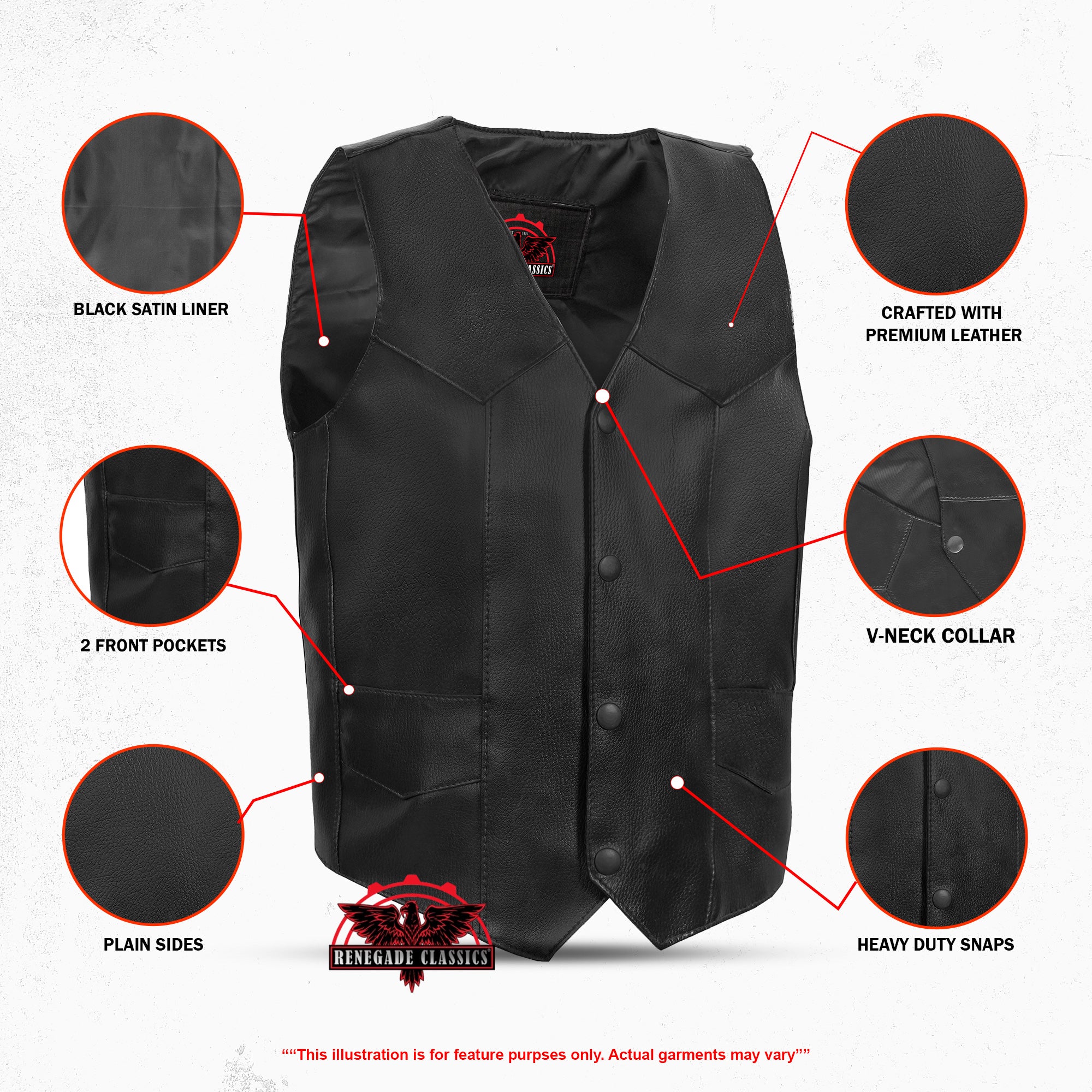 Vestivo kids leather vest