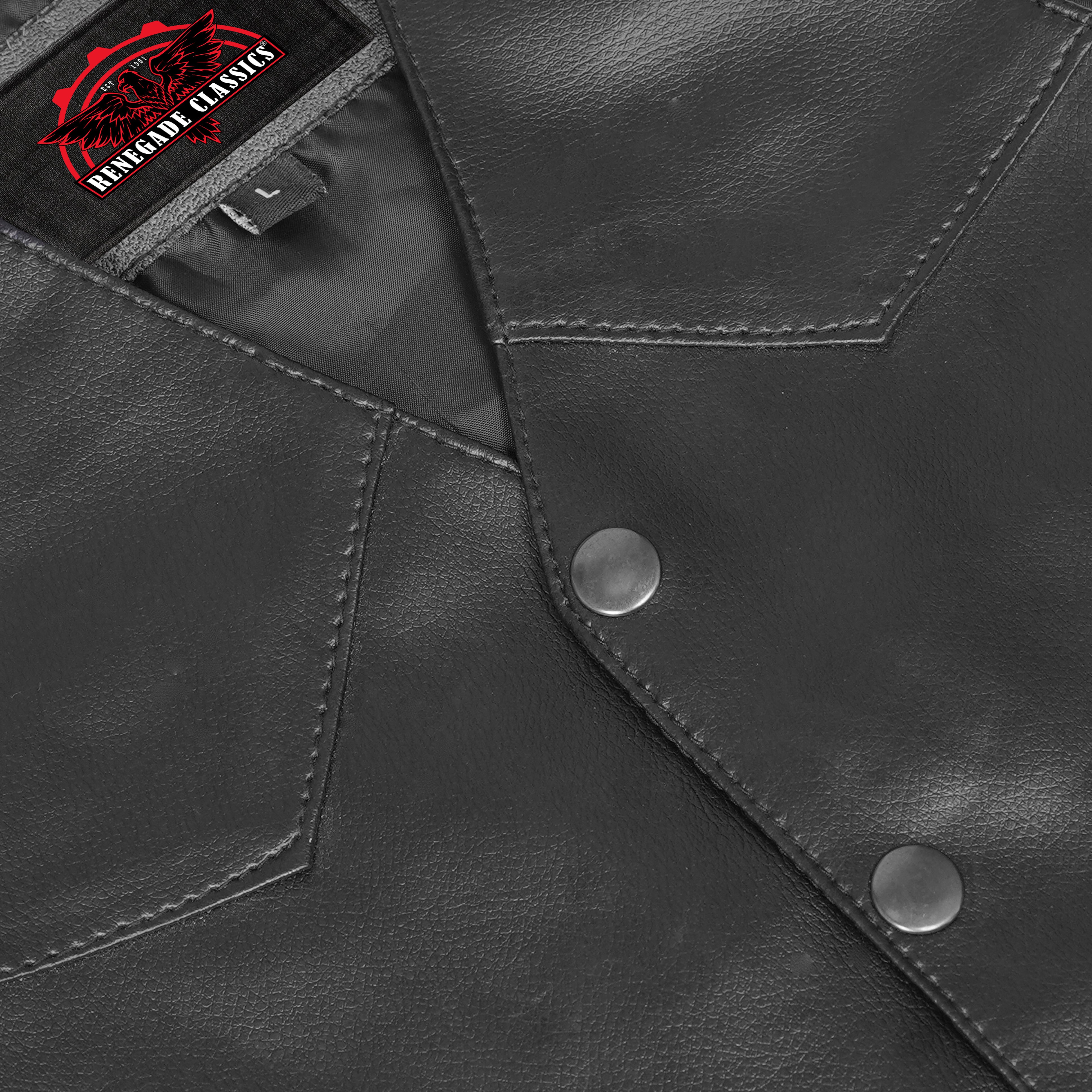 Barly  kids leather vest