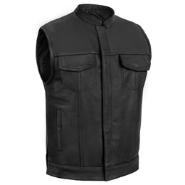 Renegade Classics Pick™ Black Motorcycle Vest