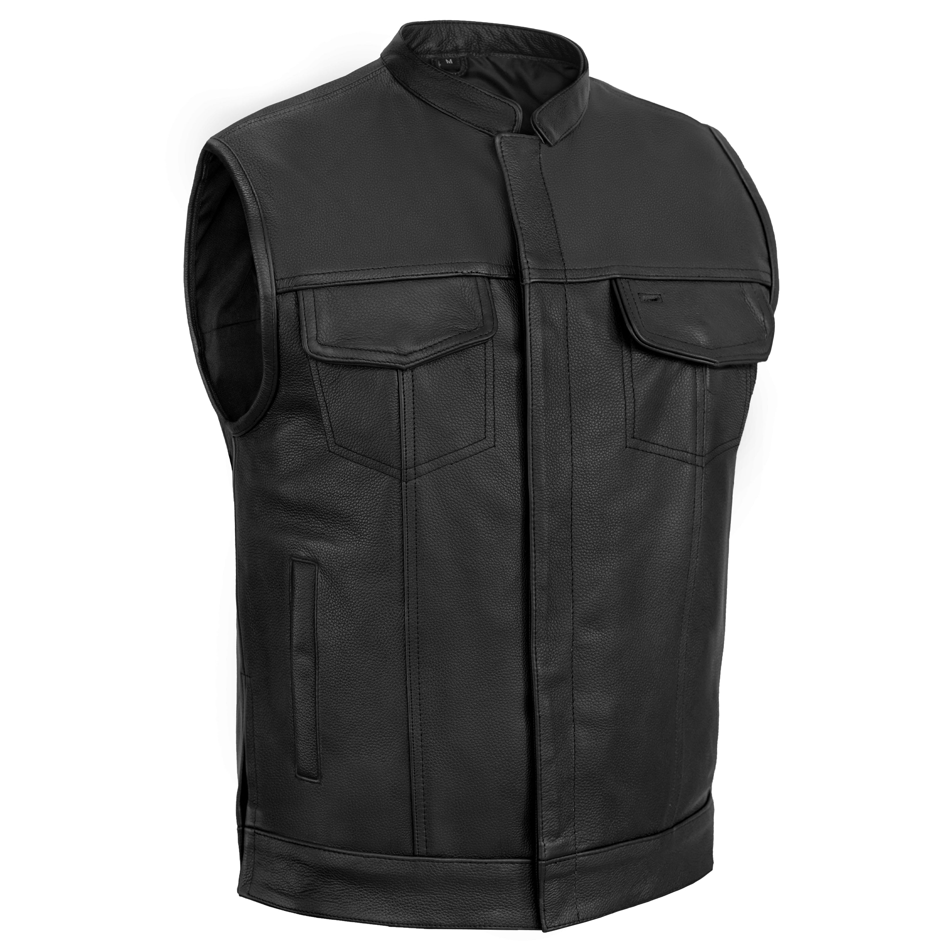 Renegade Classics Pick™ Black Motorcycle Vest