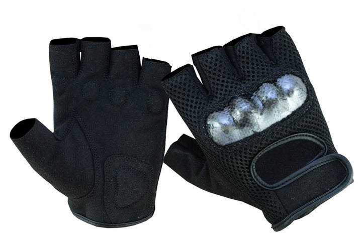 VentRider Men's Sporty Mesh Fingerless Gloves