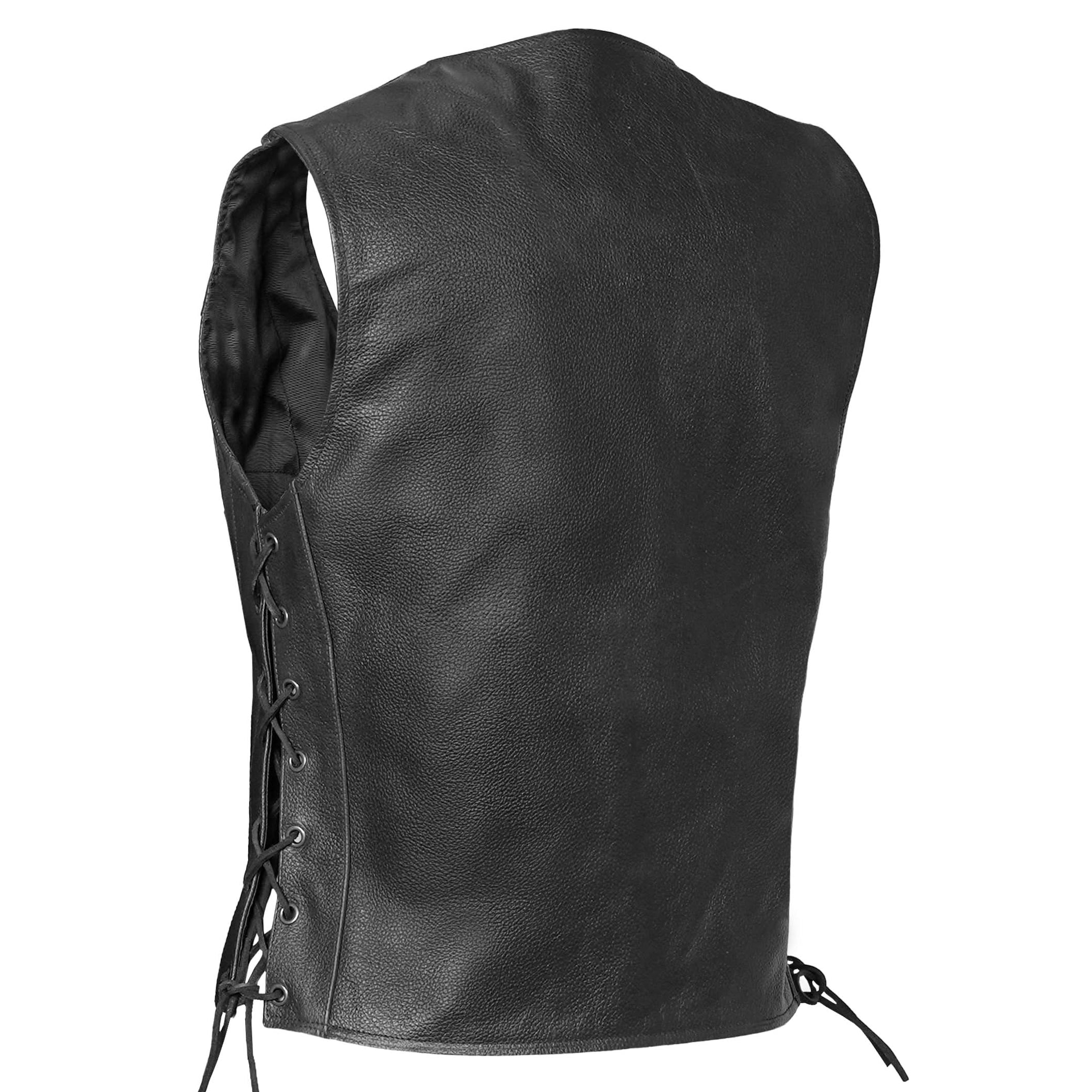 Aura Blaze Women's leather motorcycle vest