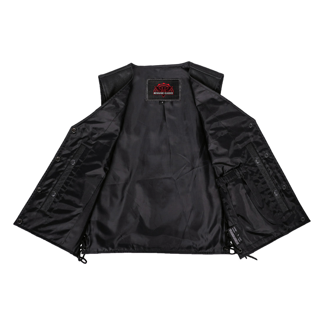 Aura Blaze Women's leather motorcycle vest