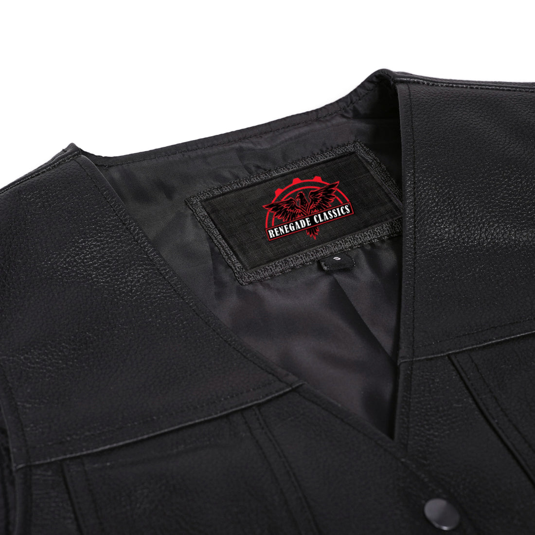 Aura Blaze Women's leather motorcycle vest