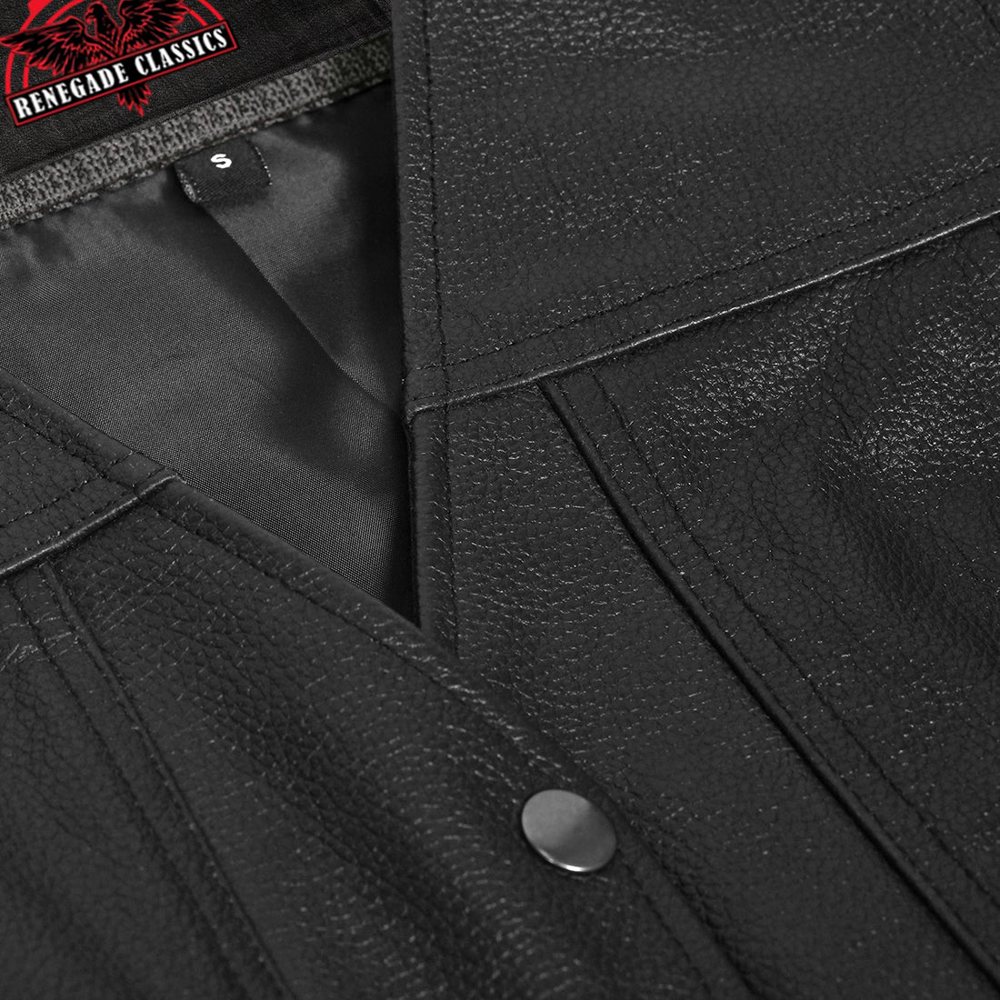 Aura Blaze Women's leather motorcycle vest