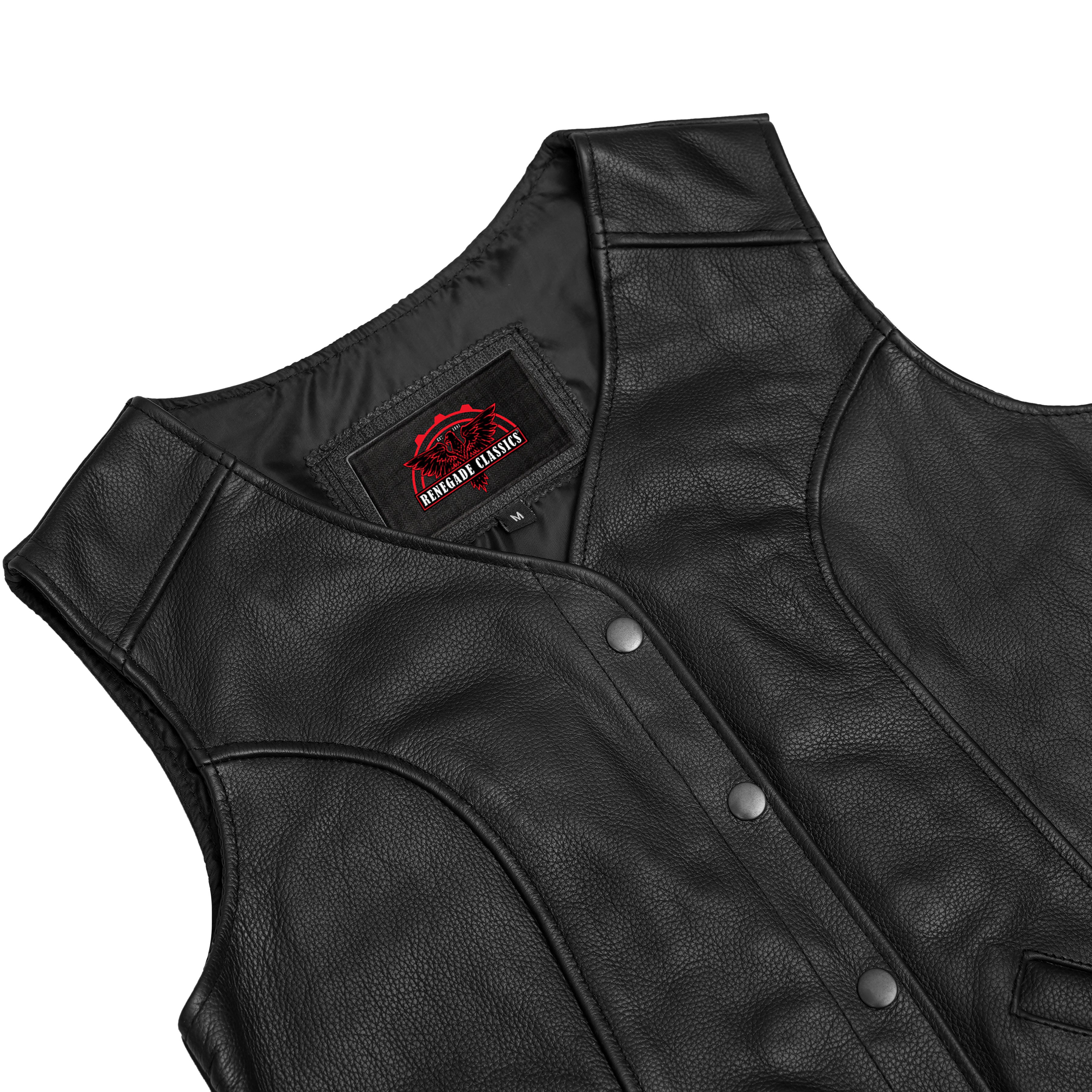 Relida™ Women's leather motorcycle vest
