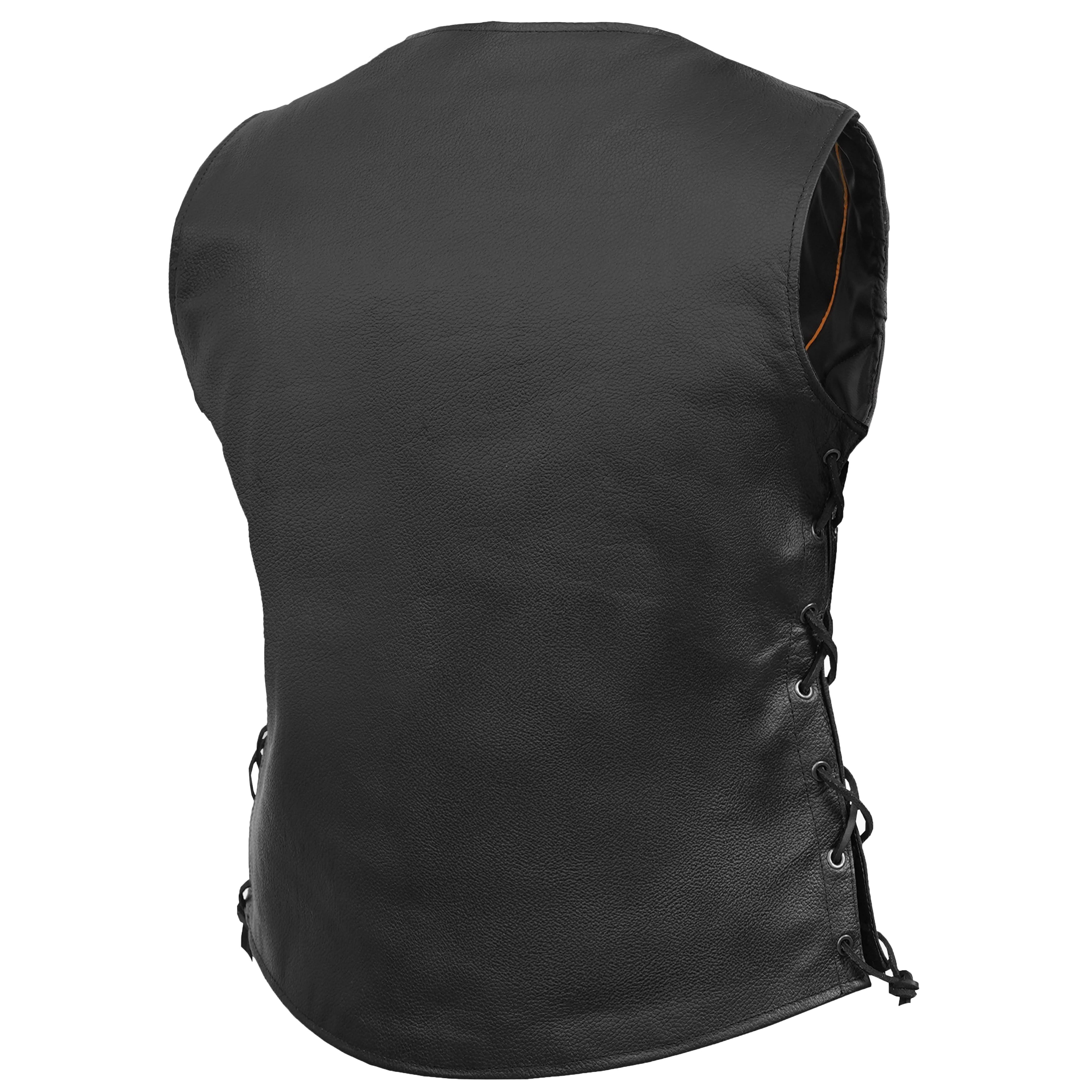 Trudy Women's leather motorcycle vest