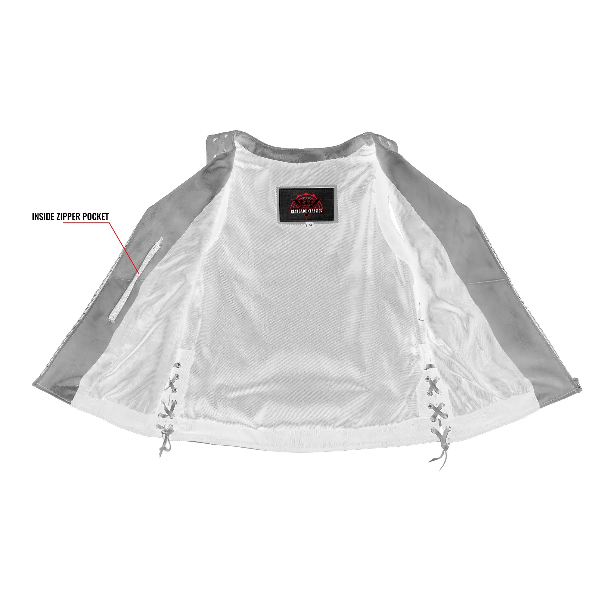 Delice™ Women's leather motorcycle vest