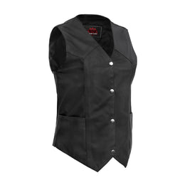 Volto™ Women's leather motorcycle vest