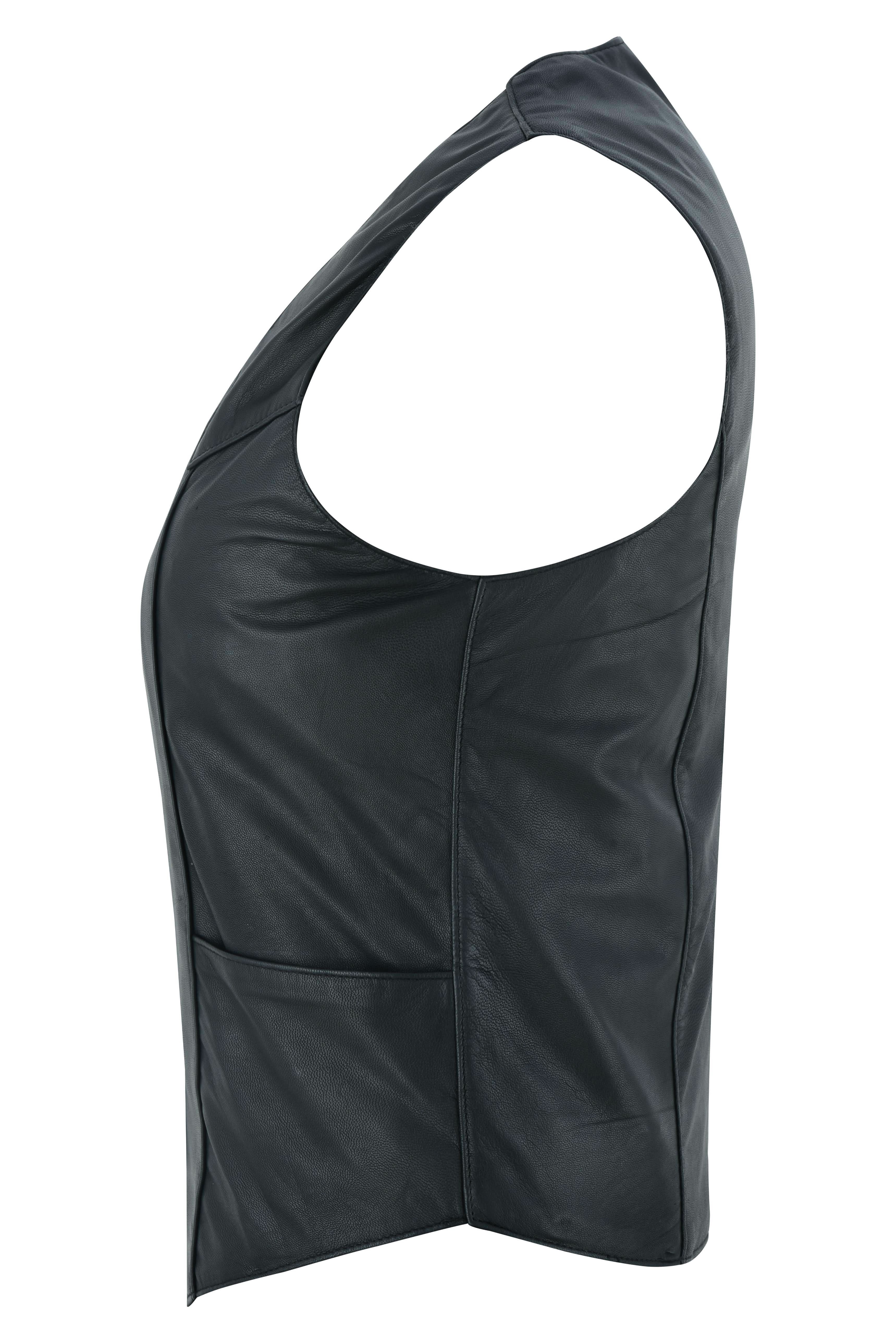 Volto Women's leather motorcycle vest Women's Leather Vests Renegade Classics