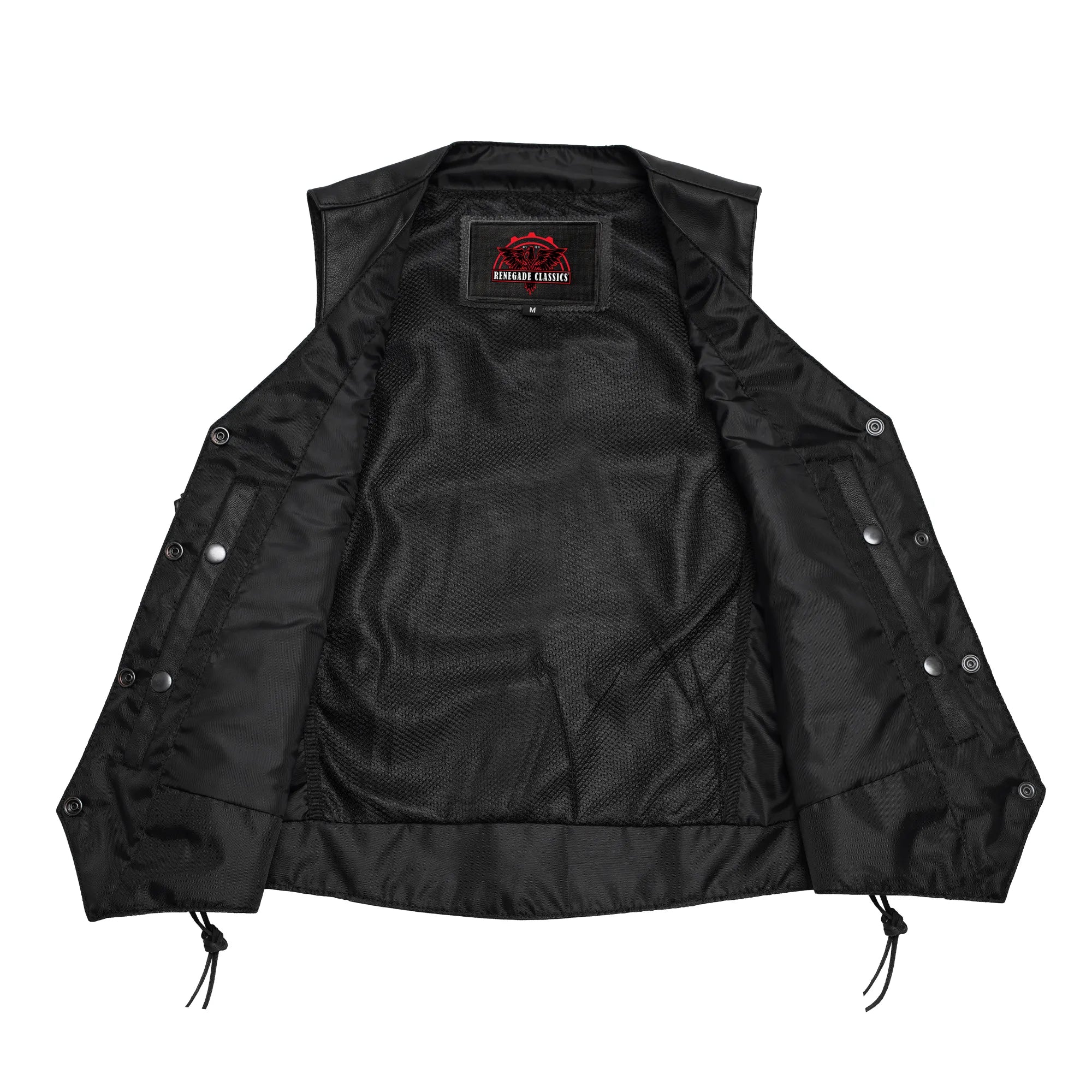 Aemor™ Women's Leather Motorcycle Vest