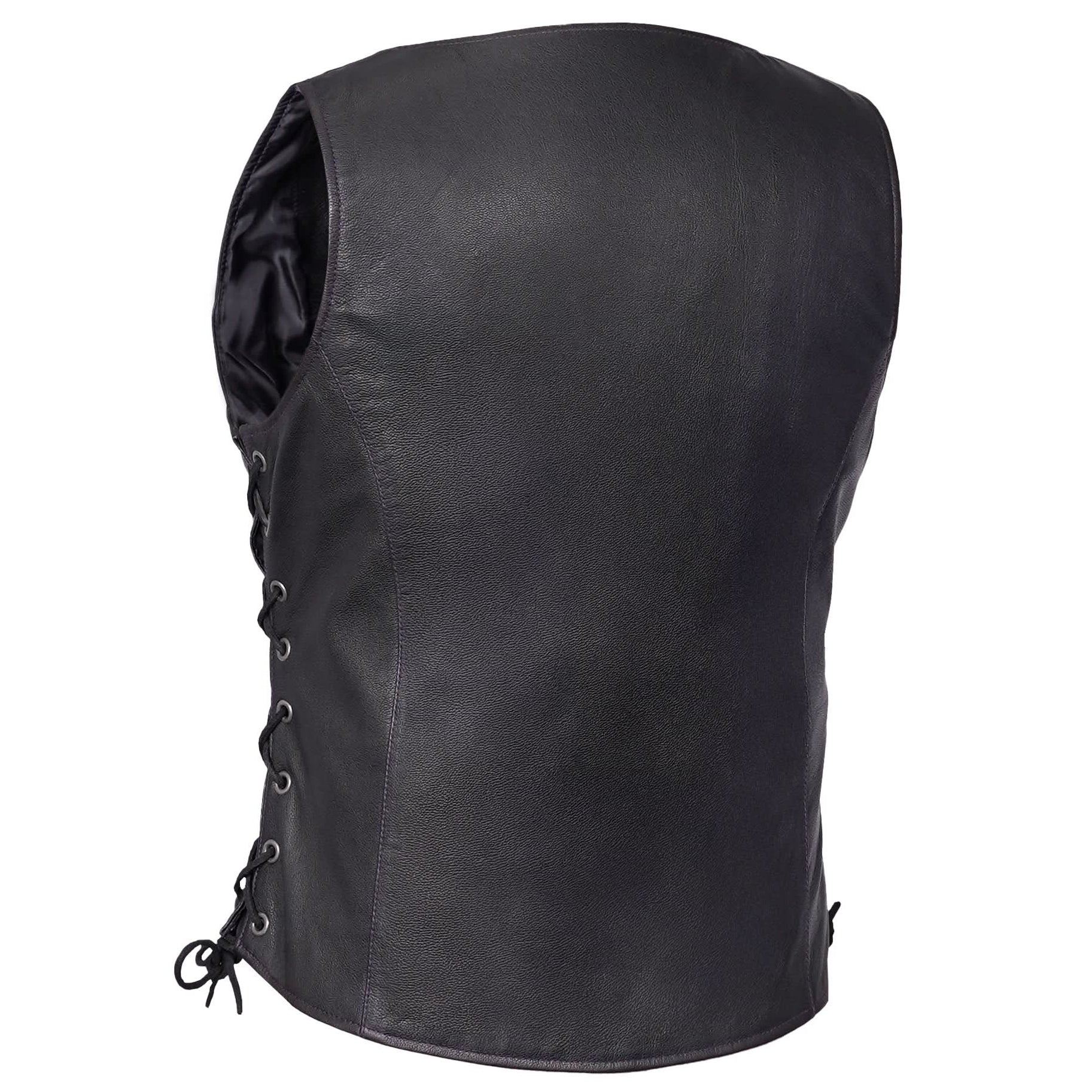 Calypsa Women's leather motorcycle vest