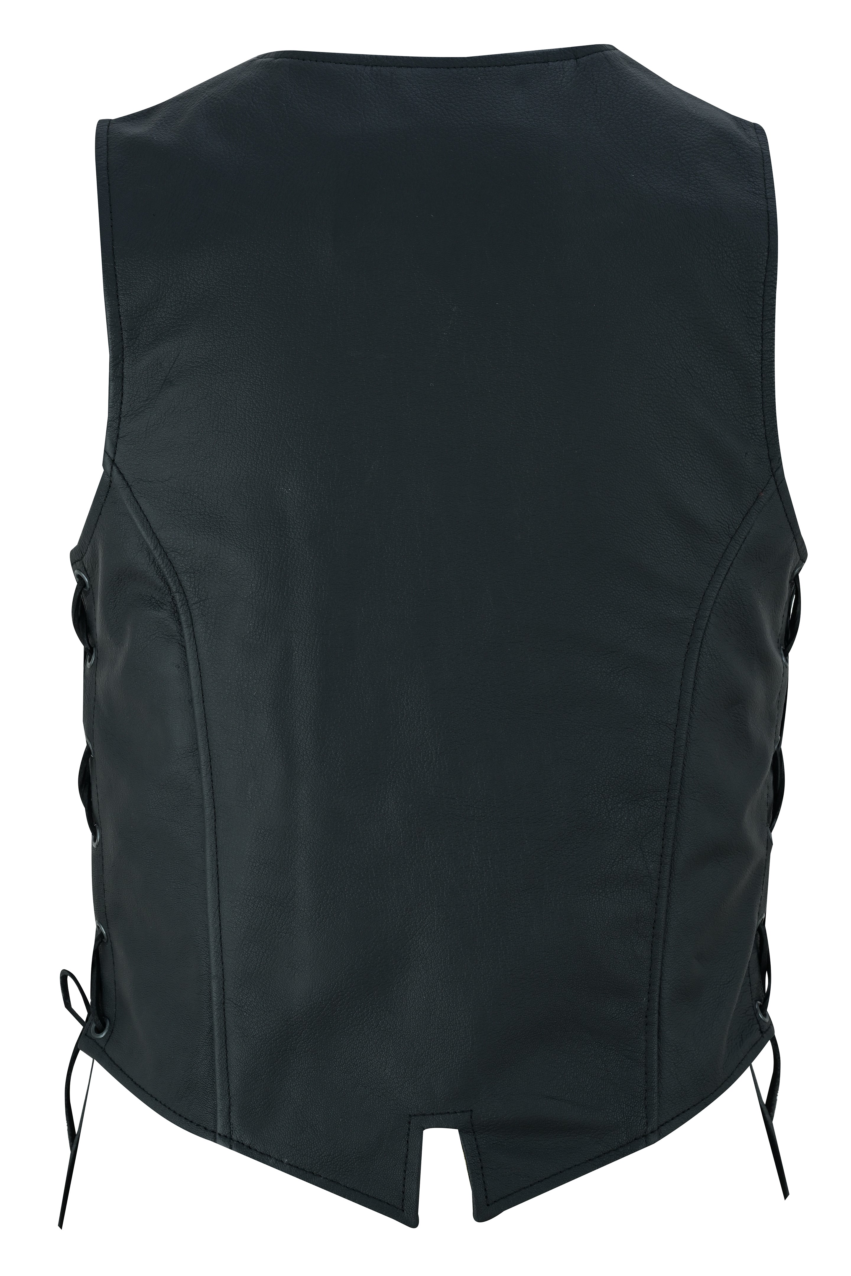 WooGirl Women's leather biker vest Women's Leather Vests Renegade Classics