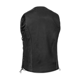 Luxuri™ Women's leather motorcycle vest