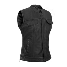 Maxillea™ Women's leather motorcycle vest