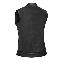 Maxillea™ Women's leather motorcycle vest