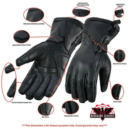 Avengers Men's leather gauntlet gloves Men's Gauntlet Gloves Renegade Classics