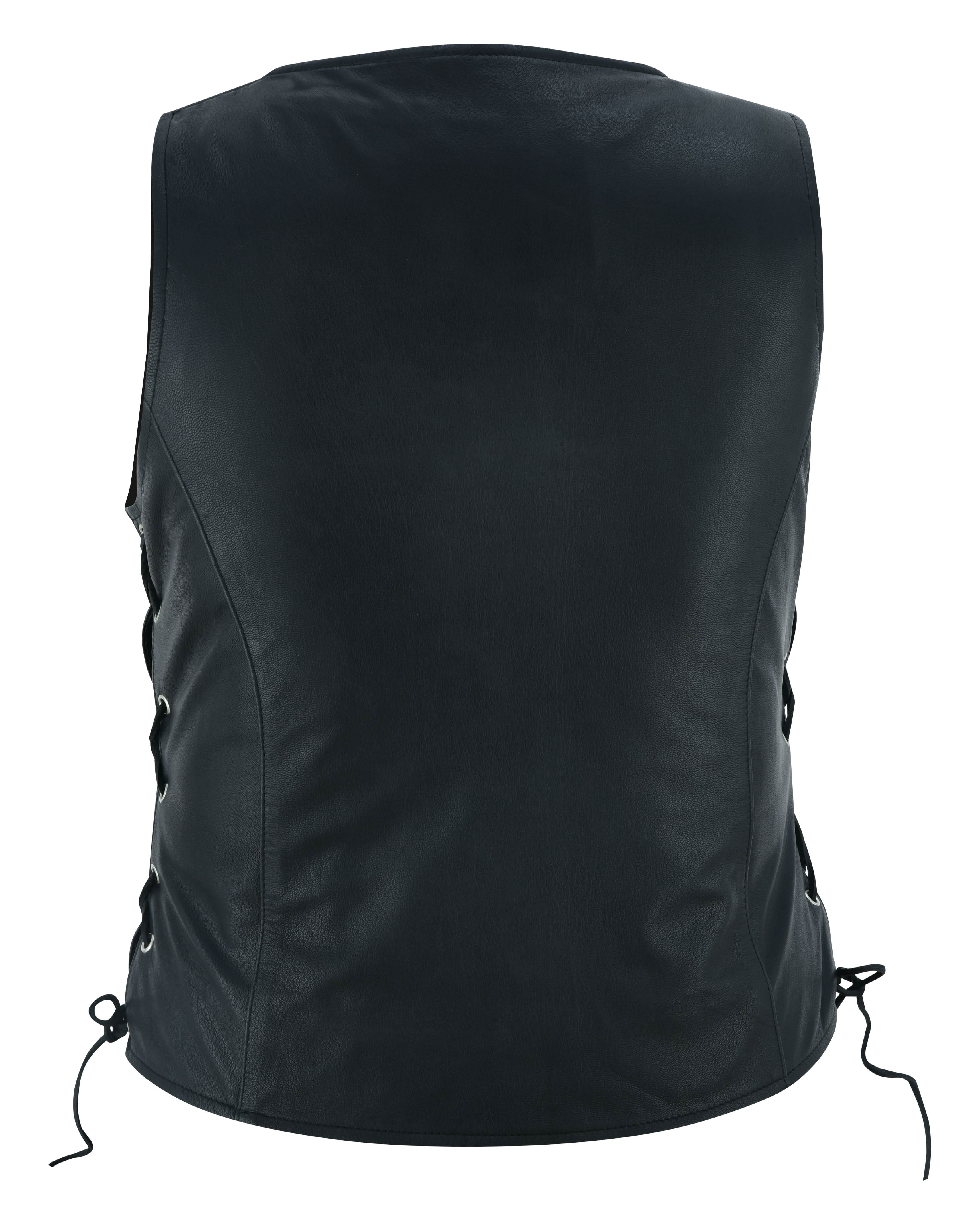 Ophora Women's leather motorcycle vest Women's Leather Vests Renegade Classics