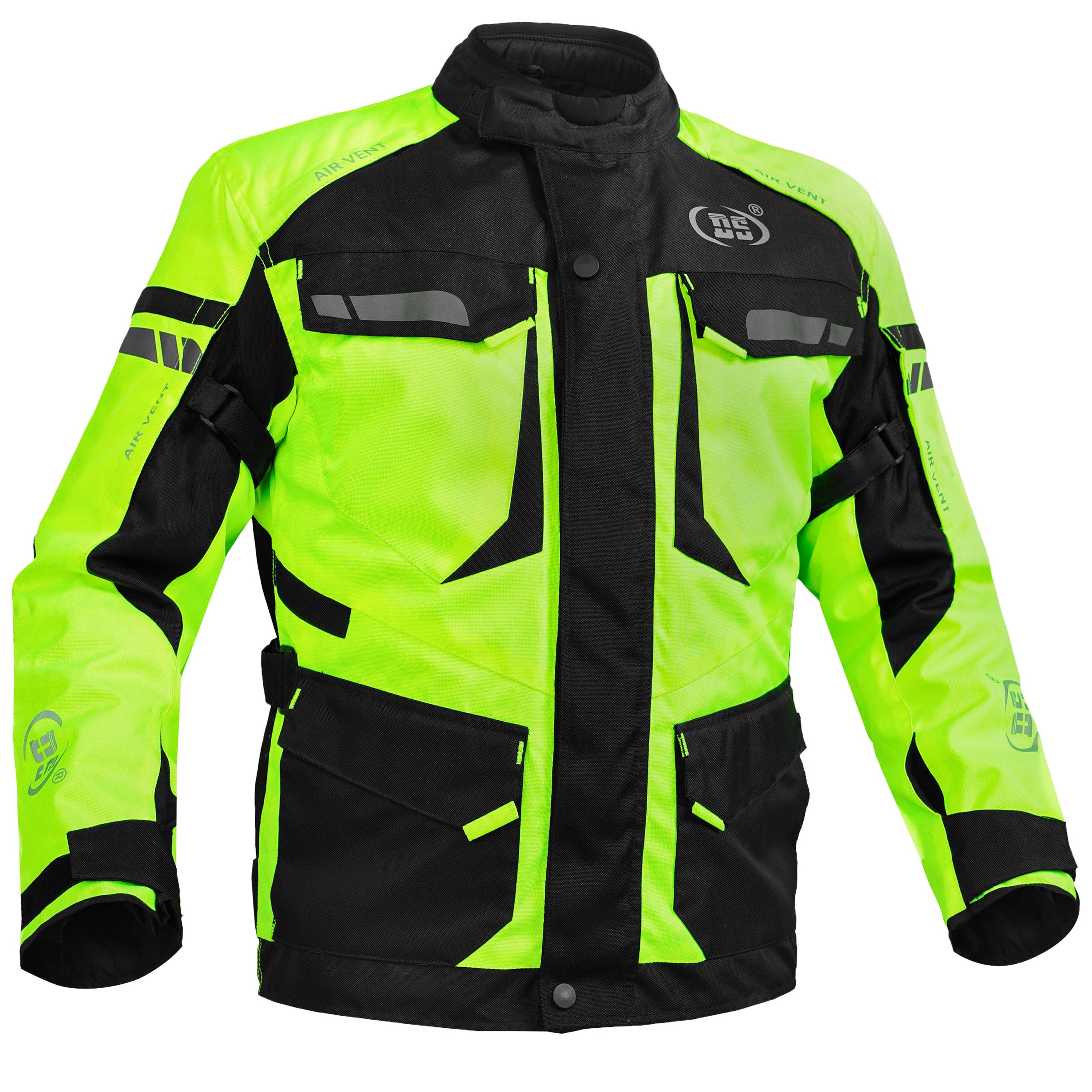 Prism™ Hi-Vis Mens Textile Motorycyle Jacket
