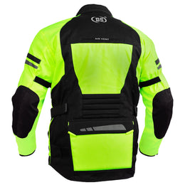 Prism™ Hi-Vis Mens Textile Motorycyle Jacket
