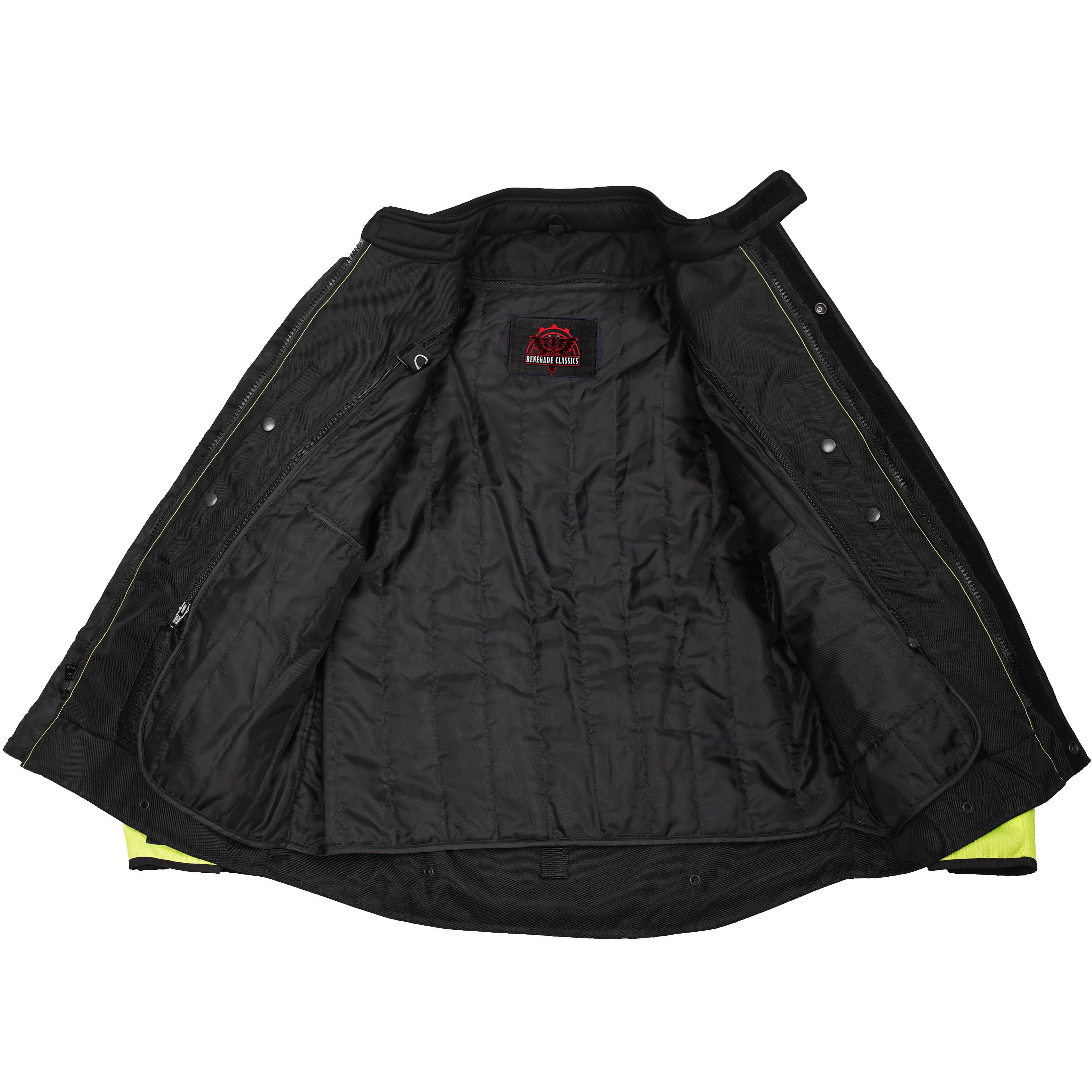 Prism™ Hi-Vis Mens Textile Motorycyle Jacket