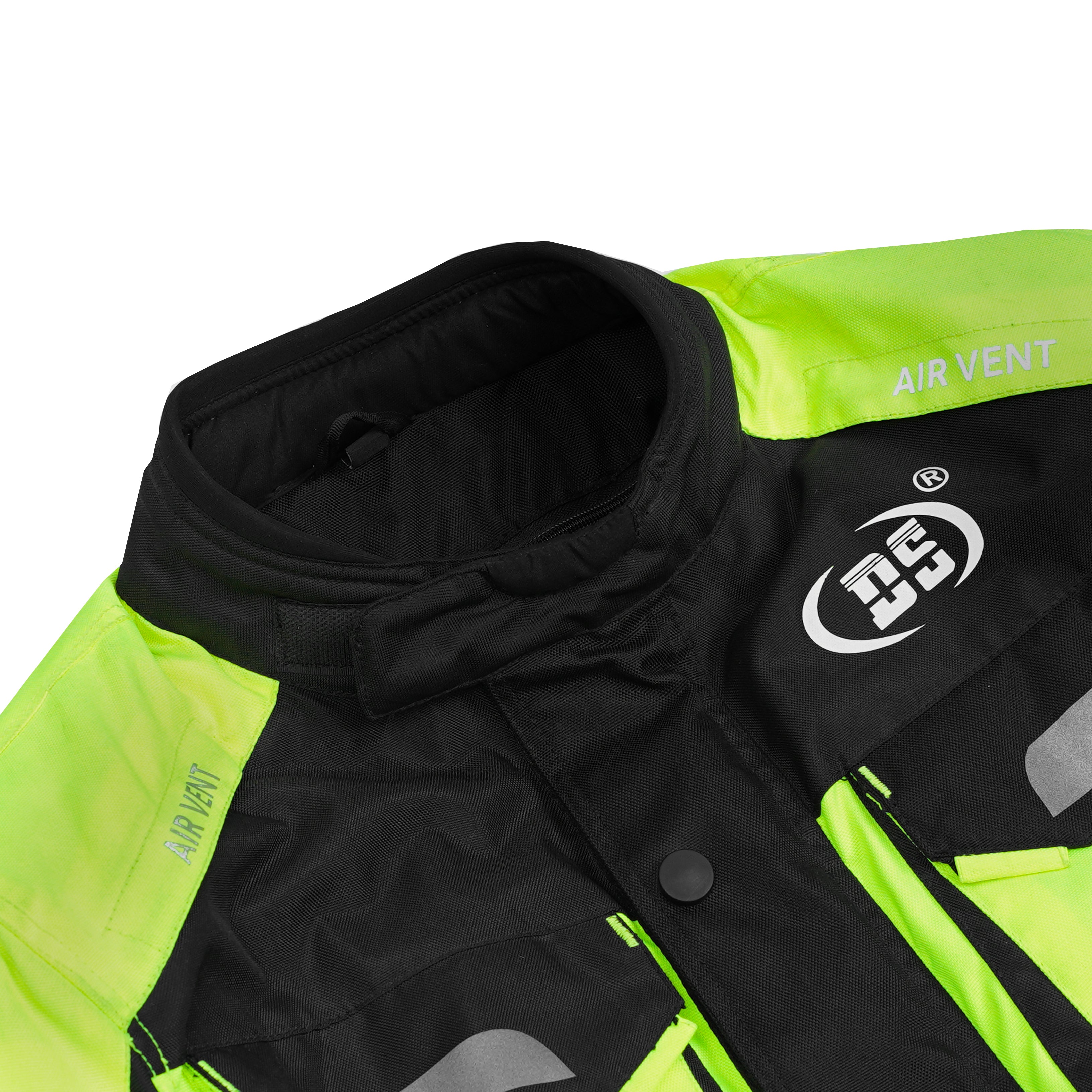 Prism™ Hi-Vis Mens Textile Motorycyle Jacket