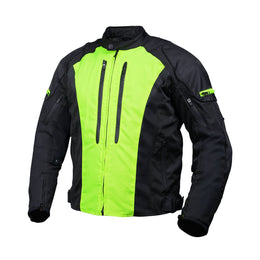 Impact Hi-Viz Mens  Mesh  Motorcycle Jacket