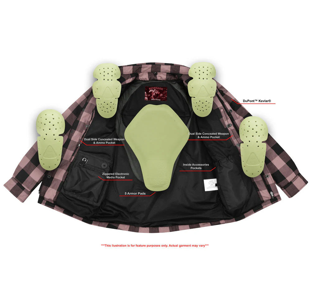 Alpha Check Men's Plaid Flannel Shirt - Blue and Black Shaded Flannel Renegade Classics