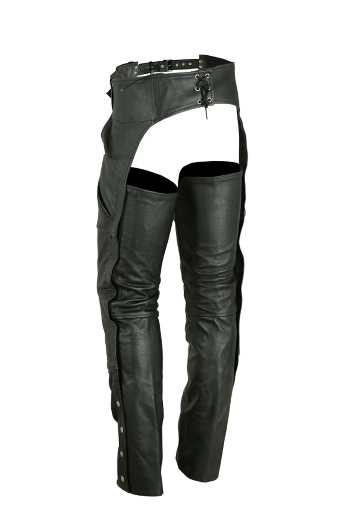Galvon Unisex leather motorcycle chaps