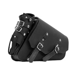 Left Side Synthetic Leather Swing Arm Bag w/Bottle Holder