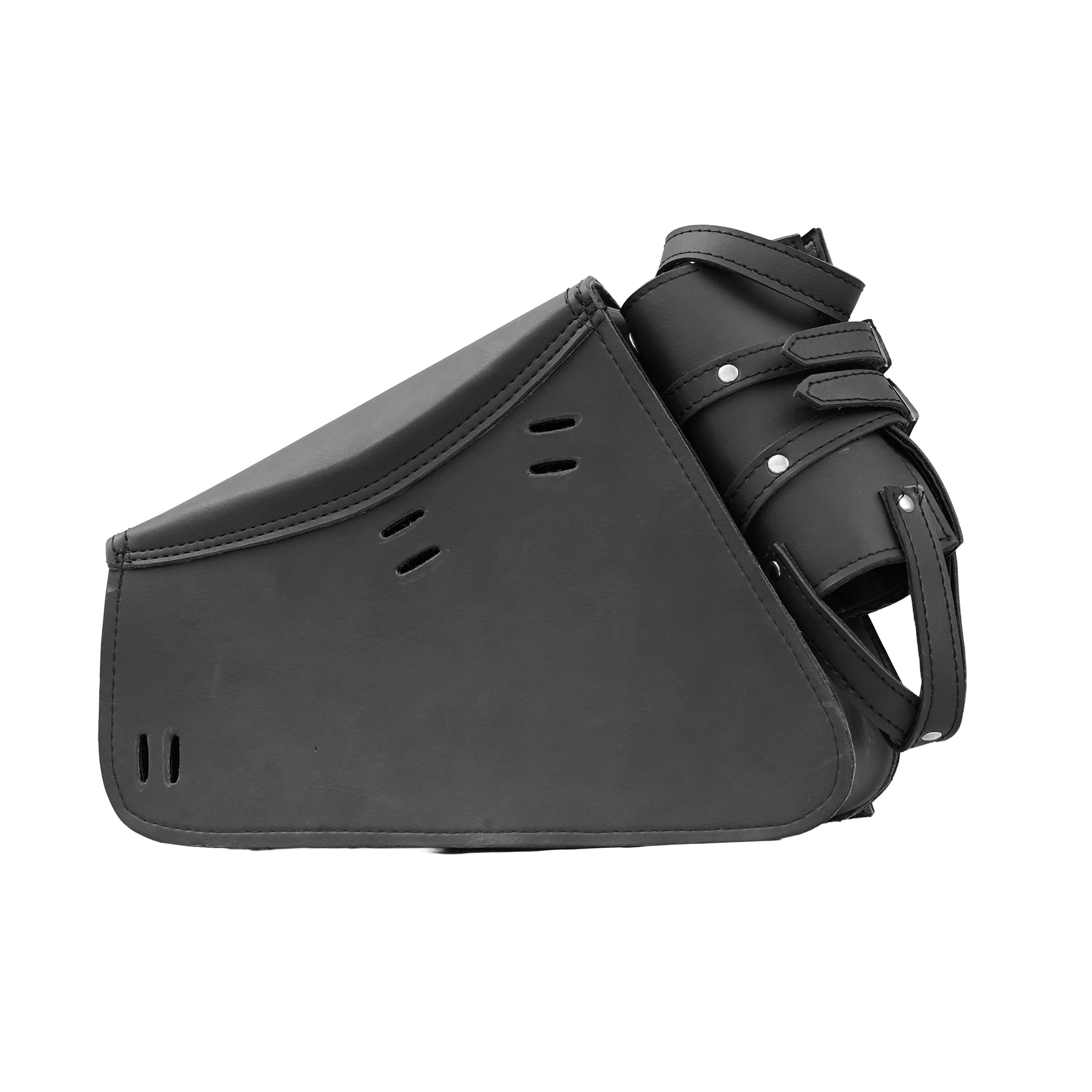 Left Side Synthetic Leather Swing Arm Bag w/Bottle Holder